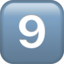 keycap: 9 on Apple