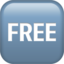 FREE button on Apple
