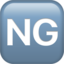 NG button on Apple