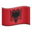 flag: Albania on Apple