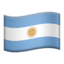flag: Argentina on Apple