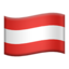 flag: Austria on Apple