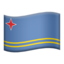 flag: Aruba on Apple