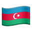 flag: Azerbaijan on Apple