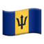 flag: Barbados on Apple