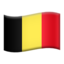 flag: Belgium on Apple