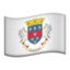 flag: St. Barthélemy on Apple