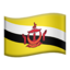 flag: Brunei on Apple