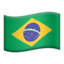 flag: Brazil on Apple