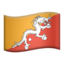 flag: Bhutan on Apple
