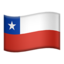 flag: Chile on Apple