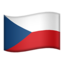 flag: Czechia on Apple