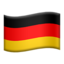 flag: Germany on Apple