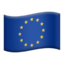 flag: European Union on Apple