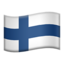 flag: Finland on Apple