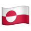 flag: Greenland on Apple