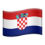 flag: Croatia on Apple