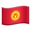 flag: Kyrgyzstan on Apple