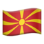 flag: North Macedonia on Apple