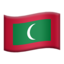 flag: Maldives on Apple