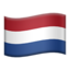 flag: Netherlands on Apple