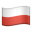 flag: Poland on Apple