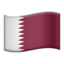 flag: Qatar on Apple