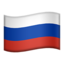 flag: Russia on Apple