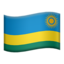 flag: Rwanda on Apple
