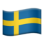 flag: Sweden on Apple