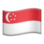 flag: Singapore on Apple