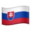 flag: Slovakia on Apple