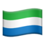 flag: Sierra Leone on Apple