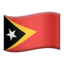 flag: Timor-Leste on Apple