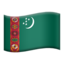 flag: Turkmenistan on Apple