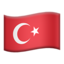 flag: Türkiye on Apple