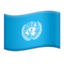 flag: United Nations on Apple