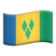 flag: St. Vincent & Grenadines on Apple