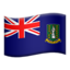 flag: British Virgin Islands on Apple