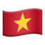 flag: Vietnam on Apple