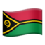 flag: Vanuatu on Apple