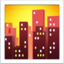 cityscape at dusk on Apple