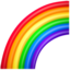 rainbow on Apple