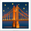bridge at night on Apple