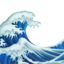 water wave on Apple