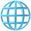 globe with meridians on Apple