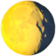 waning gibbous moon on Apple