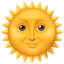 sun with face on Apple