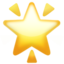 glowing star on Apple