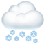 cloud with snow on Apple